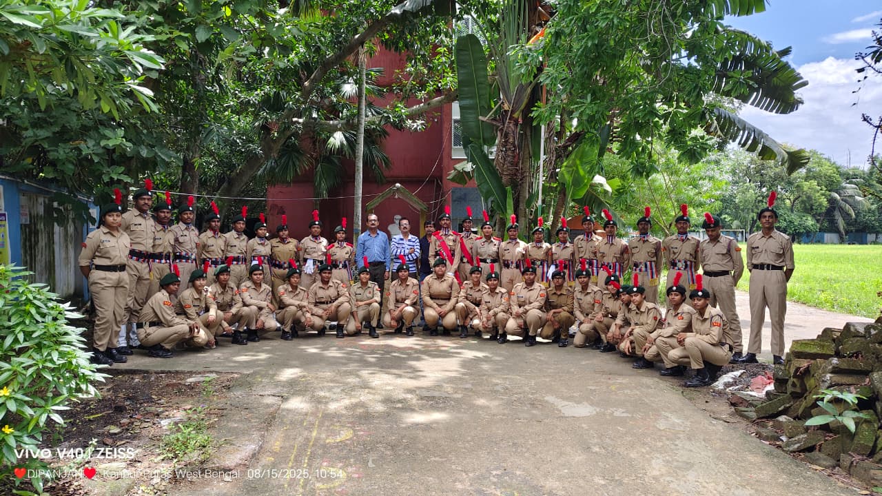 Celebration of 79th Independence Day by NCC unit